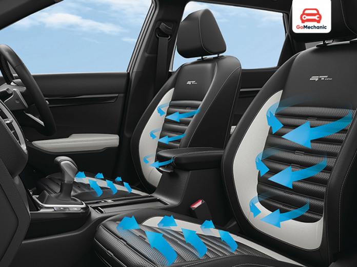 Car Interior Sunlight Drying ventilation
