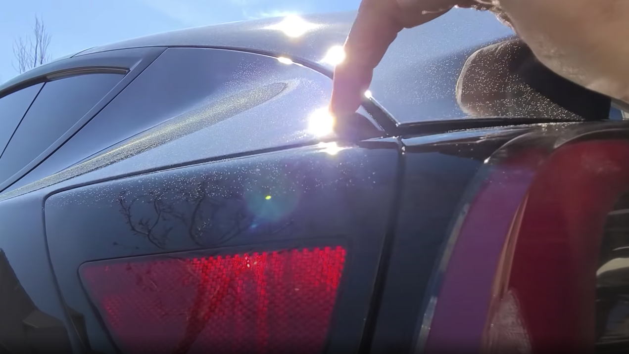 Checking Car Body Paint Gaps Detail